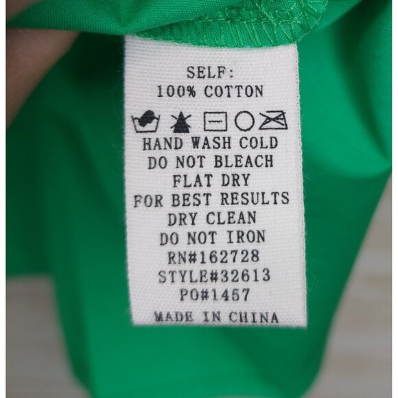 Voy Women's Kelly Green Sleeveless Ruffled Top Size Small NWT - Picture 8 of 8